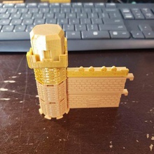 deskcastles skinner gesetzt Spiel modular Burgen bauen skalieren 3d print model - Mito3D