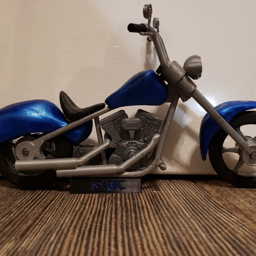 deskcycles martin model gadget motorcycle modular scale build 3D print model - Mito3D