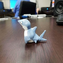 desksharkz sharky-m art creatures 3d print model - Mito3D