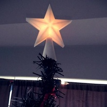 desktop christmas tree-Sterne-topper verschiedene 3d 3d print model - Mito3D