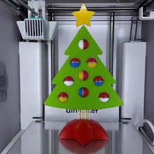 desktop albero di natale casa famiglia buon alberi ornamento decorazione 3d print model - Mito3D