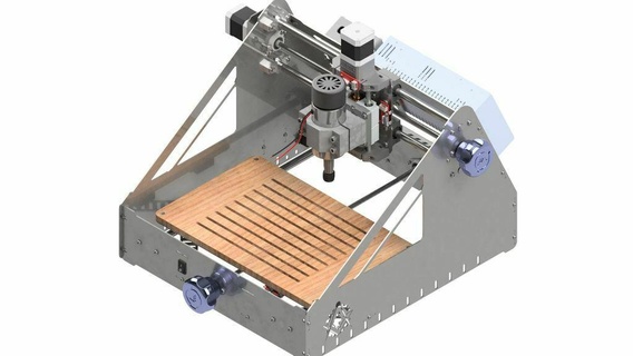 escritorio cnc máquina herramientas fabricar hacedores 3d print model - Mito3D
