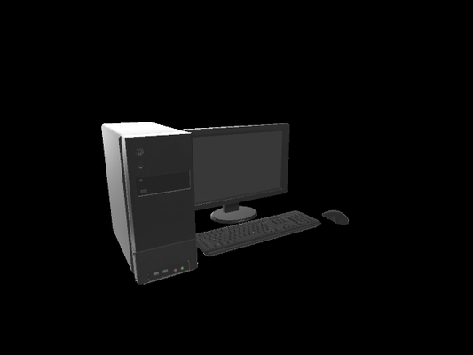 desktop computer model gadget pc 3d print model - Mito3D