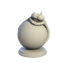desktop figura pazzo lucertola 3d print model - Mito3D