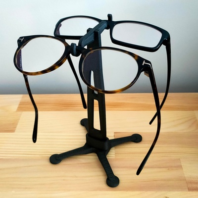 desktop glasses holder home eye protector 3d print model - Mito3D