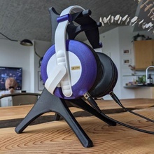bureau casque musique supporter écouteurs élégant architecture Accueil maison accessoire afficher 3d print model - Mito3D