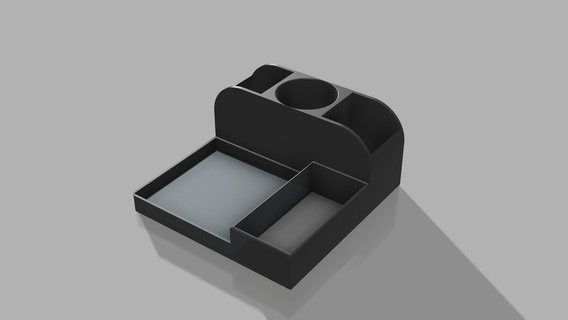 escritorio organizador rápido útil alojamiento 3d print model - Mito3D