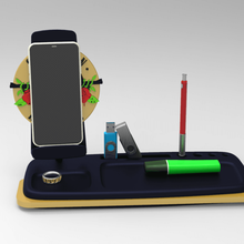 desktop organizer storage desk pen pencil office smartphone 3d print model - Mito3D