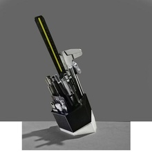 organizador lápis escrivaninha casa vernier USB micro cartas sd cartão cortador hexágono 3d print model - Mito3D