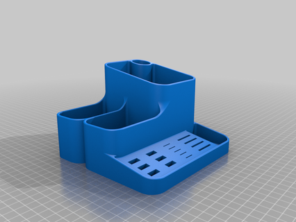 desktop organizer caliper holder desk tidy tool holders boxes 3d print model - Mito3D