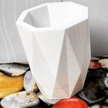 masaüstü ekici ev tasarım dekorasyon pot vazo 3d print model - Mito3D