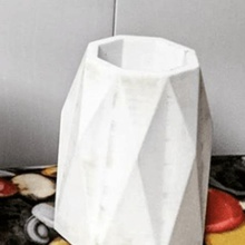 bureau pot la maison vase de fleurs planteur 3d print model - Mito3D