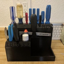 desktop tool holder tool 3d printer accessories tool storage tool organizer tool holder tools tool 3d print model - Mito3D