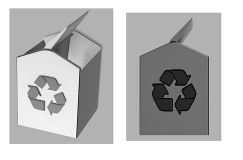 bureau poubelle tacho panier recyclable Accueil maison 2023 ordures mini 3d print model - Mito3D