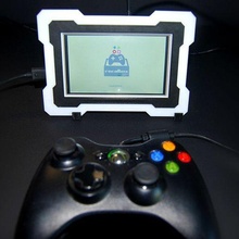 ordinateurs bureau 5 pouce HDMI framboise pi Cas gaine gadget Cadre recalbox jeu vidéo 3d print model - Mito3D