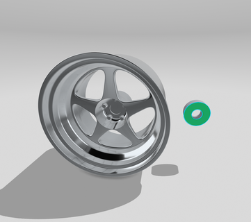 desmond regamaster 1 18 24 25 borde llantas rueda ruedas fundido presión AutoArt kyoscho 3d print model - Mito3D