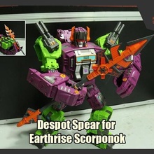 despot spear transformers earthrise scorponok game 3d print model - Mito3D