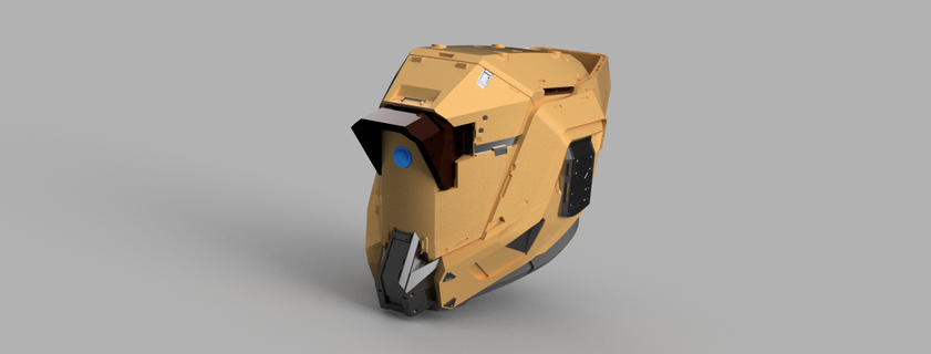 destino murveau 0 capacete titã aréola mestre chefe cosplay suporte Ciência ficção espaço levado rei órix fantasma colmeia 3d print model - Mito3D