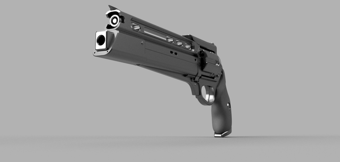 Schicksal Rose 3d drucken Modell Titan Heilige 14 dredgen müde Dorn Pistole Revolver Cosplay 2 Hexe Königin Gambit 3d print model - Mito3D
