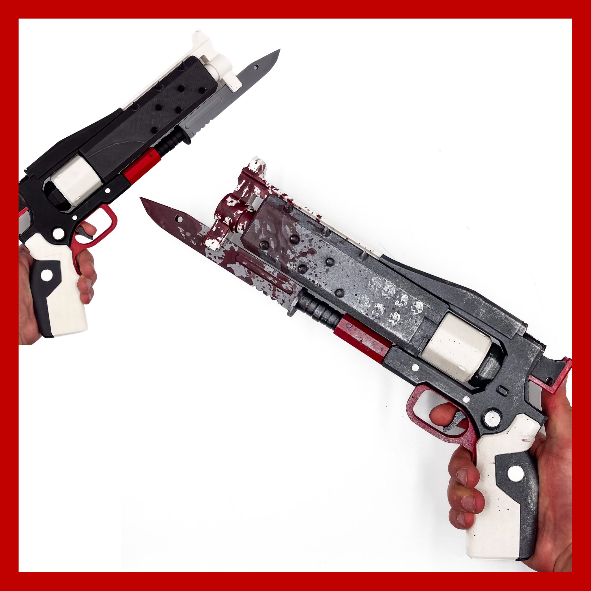 destino 2 carmesí exótico mano cañón juego stl 3d modelo impresión cosplay apuntalar réplica pistola arma 3D print model - Mito3D
