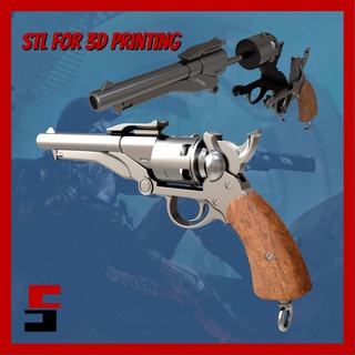 destino 2 fiducia mano cannone revolver gioco pistola puntello replica 3d modello stl Stampa 3d print model - Mito3D