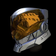 destiny helm lamentation tool 3d printing armor cosplay game helmet titan 3d print model - Mito3D