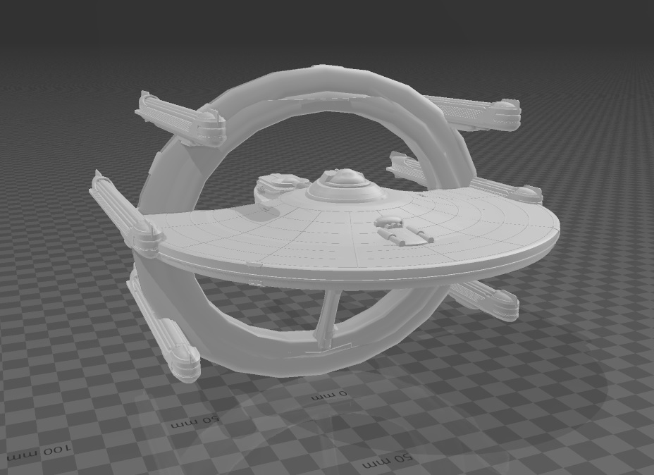 destroyer archer 30 starwars startrek vessel films 3D print model - Mito3D