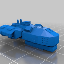 destroyer missile game spaceship vehicles 3d print model - Mito3D