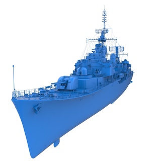 destructor Armada juego acorazado mundo hakuryu aeronave portador alemán 3d print model - Mito3D
