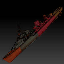 destroyer z-52 ships 3d print model - Mito3D