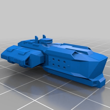destroyer game vehicles spaceship model 3d print model - Mito3D