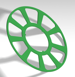 detachable bobbin winder plastic avvolgible save economic printable pla petg abs pet 3d print model - Mito3D