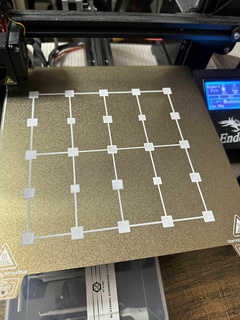 detailed bed leveling calibration 3d print model - Mito3D