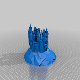 detalhado castelo personalizado edifícios estruturas 3d print model - Mito3D