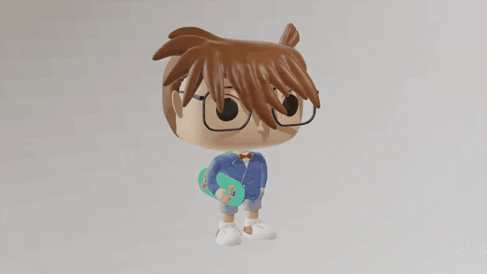 detective conan pop gioco funko shinichi ovunque figurina giocattolo arte manga modello shonen 3d print model - Mito3D