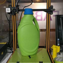 detergent bottle 3d print model home tide laundry plastic jar gallon liter jug 3d print model - Mito3D