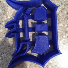 detroit tigers cookie cutter home baseball kitchen bakeware logo sports lions 3d print model - Mito3D