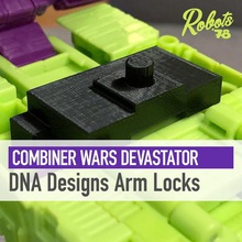 devastator dna designs arm locks game unite warriors combiner wars upgrade transformers fix 3d print model - Mito3D