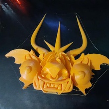 Teufels-Maske Kunst Maske 3d print model - Mito3D