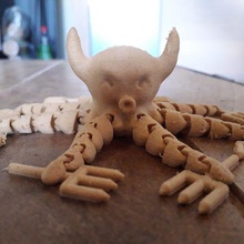 devil's octopus 3d print model - Mito3D