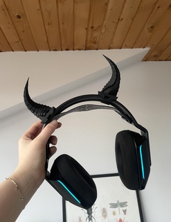 devil horns g733 headphones logitech lightspeed mega bundle 10 designs 3d print model - Mito3D