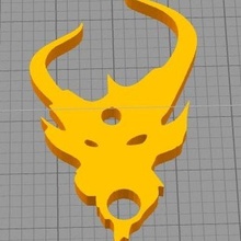 devil keychains 3d print model - Mito3D
