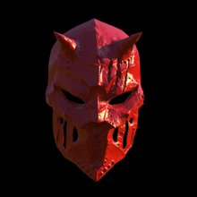 devil mask omsx 3d 3dprint chenise toy art collectible ornamental movie party 3d print model - Mito3D