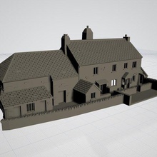 devon farmhouse gauge architecture railway england old farm 3d print model - Mito3D