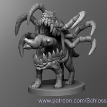 devouring hound game toy tabletop dungeons dragons dnd 3d print model - Mito3D