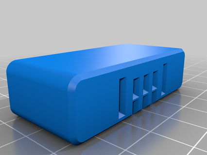 dewalt battery terminal shroud cap 3d print model - Mito3D