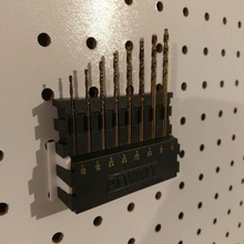 dewalt morceaux panneau perforé adaptateur outil titulaires boites 3d print model - Mito3D