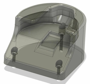 Dewalt dccs670 16 motosierra pared montar 3d print model - Mito3D