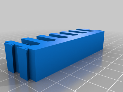 Dewalt caso difícil 6 longo mordeu suporte personalizado ferramenta titulares caixas 3d print model - Mito3D