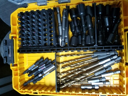 dewalt toughcase bit holder tools bosch drivers garage shop drill screwdriver 3d print model - Mito3D